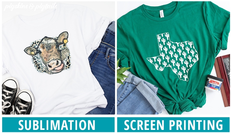 sublimation vs screen printing