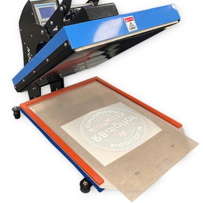 cure DTF powder using a heat press cure DTF powder using a heat press