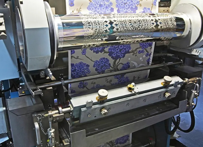 Rotary screen printing