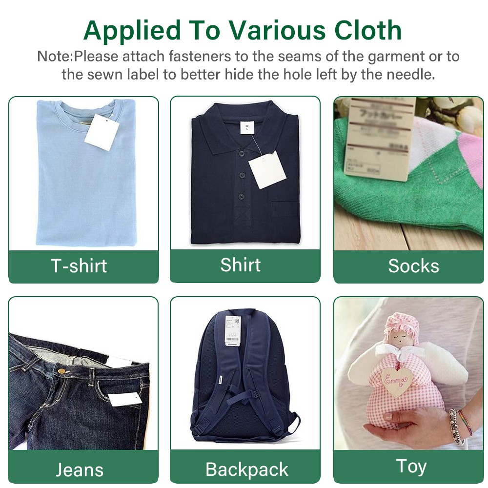 Garment Gun Price Stitch Clothing Hanging Paper Tag Labeler Standard Tag Gun