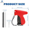 8x Fine Tag Gun Red&Black Color