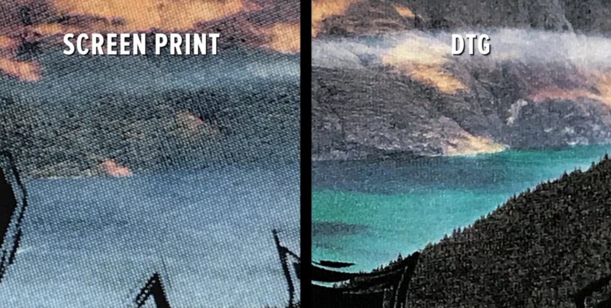 DTG Printing vs Screen Printing