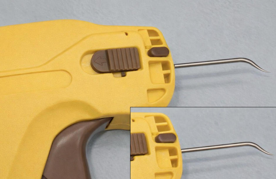 Bent Tagging Gun Needle Causing Tagging Problems